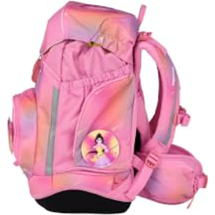 ergobag Schulranzen ergobag pack Schulrucksack-Set UnbesiegBär, 22 Liter Volumen, mit Your-Size-System für Körpergrößen 100-150 cm, wasserabweisend, recyceltes Polyester, inklusive Sportrucksack – Bild 4