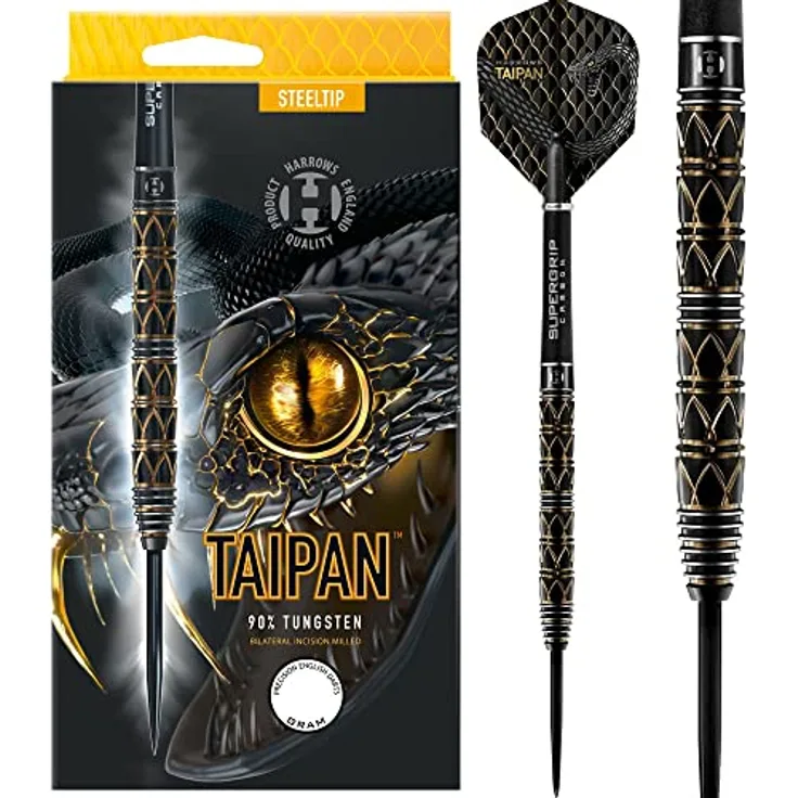 Harrows Unisex Jugend x Rutschteller, Schwarz/Gold, 26 g