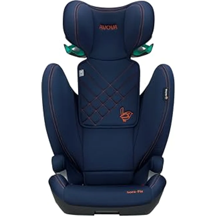 Avova Sora-Fix i-Size, Kindersitz ab 3,5 Jahre bis 12 Jahre (100 cm - 150 cm), mit Isofix, 5,5 kg, River Blue – Bild 5