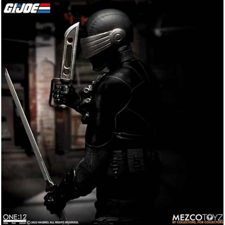 Mezco G.I. Joe 1/12 Snake Eyes Deluxe Edition, 17 cm Sammelfigur, MEZ76391 – Bild 5