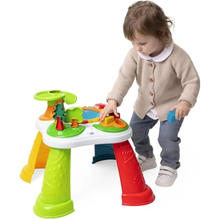 Chicco Waldspieltisch, Lernspielzeug mit 4 Spielbereichen, 2 Modi und interaktiven Funktionen – Bild 6