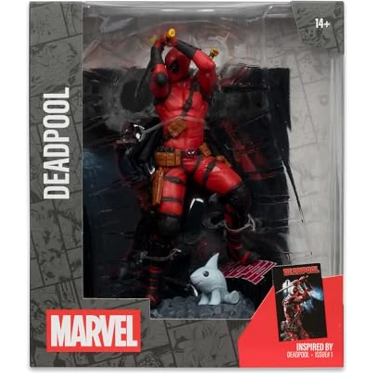 McFarlane Marvel Collection PVC Statue 1/10 Deadpool, 18 cm mit Diorama-Base – Bild 6