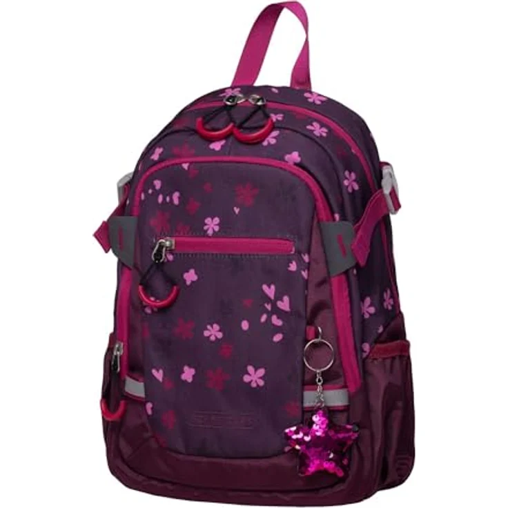 Schneiders Little Cosmonaut, Kindergartenrucksack aus recyceltem PET, blau, mit verstellbaren Schultergurten und Reißverschluss-Hauptfach – Bild 2