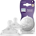 Philips Avent Natural Response Sauger – 2x Sauger für Babyflaschen mit Durchflussstärke 6, BPA-frei, für Babys ab 6 Monaten (Modell SCY966/02)