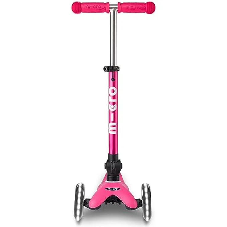MICRO Mini micro Deluxe Foldable LED | Das original Kinderroller ab 2 Jahren | Inklusive LED Rollen | Blau – Bild 2