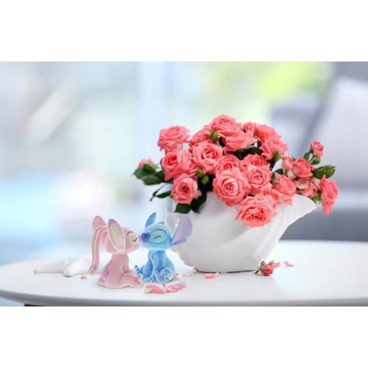 Enesco Disney Lilo & Stitch Mini Figur - Angel & Stitch Kissing (Flocked), Sammelfigur – Bild 7