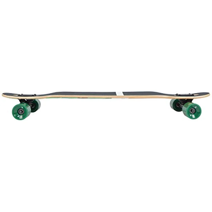 Apollo Longboard Flores, Twin-Tip Drop-Through Freeride Cruiser Board in Schwarz – Bild 4