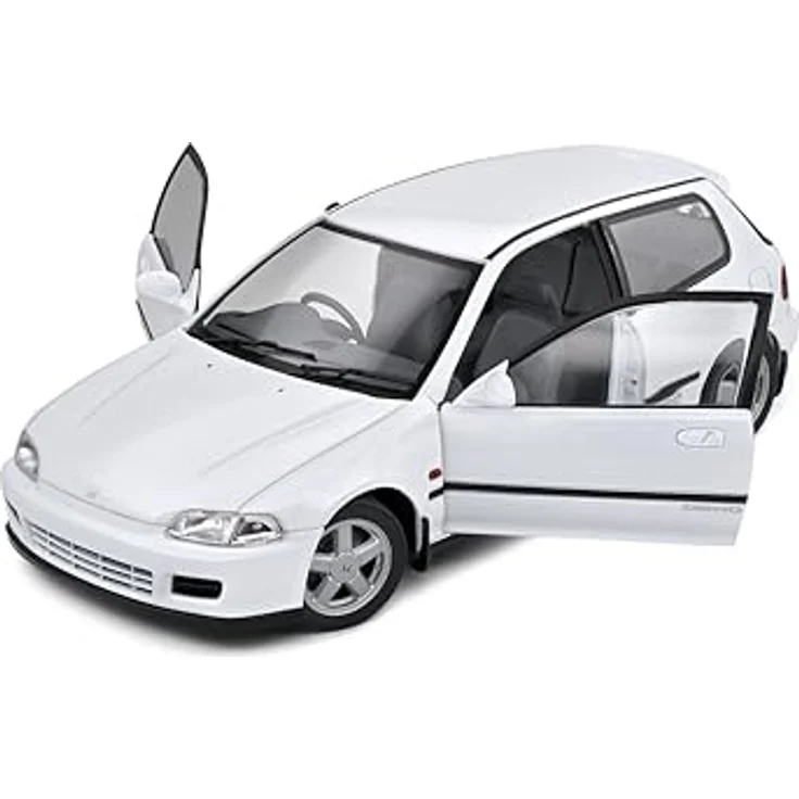 Solido 1:18 Honda Civic (EG6) 1991, Modellfahrzeug in Weiß, Die-cast mit Fensterkarton und Kunststoffsockel – Bild 5