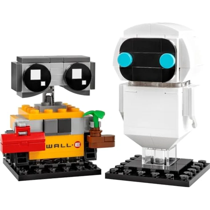 LEGO Brickheadz Disney Eve #194 und Wall-E #193 Set 40619, Mehrfarbig, 155 Teile – Bild 2