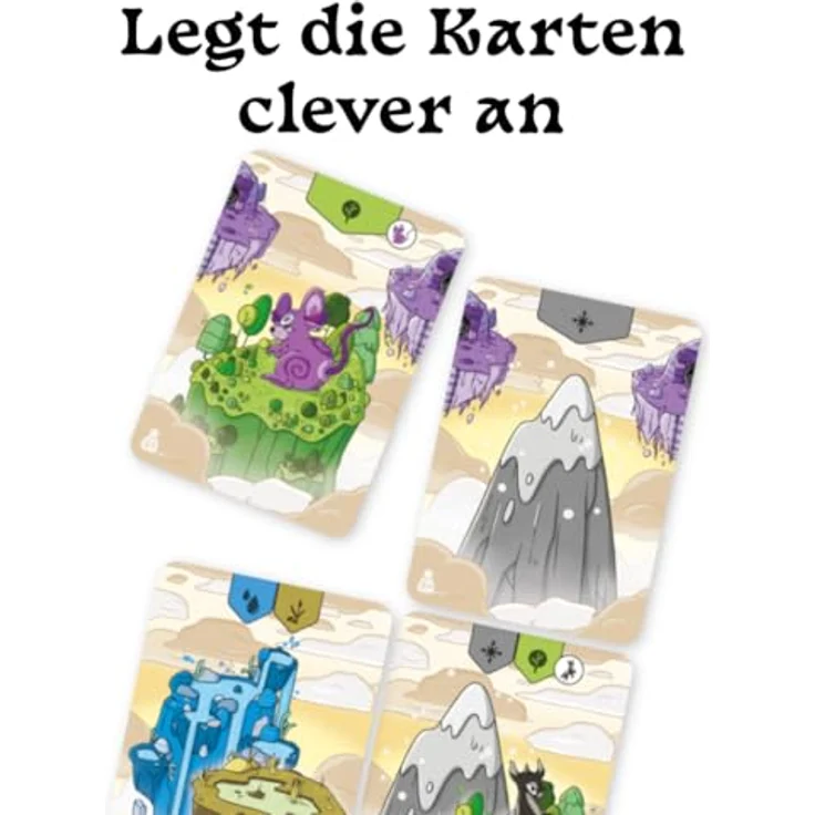 Board Game Circus Strange World Above the Clouds, taktisches Legespiel für 1-4 Personen, 15 Minuten Spielzeit, deutsch – Bild 3