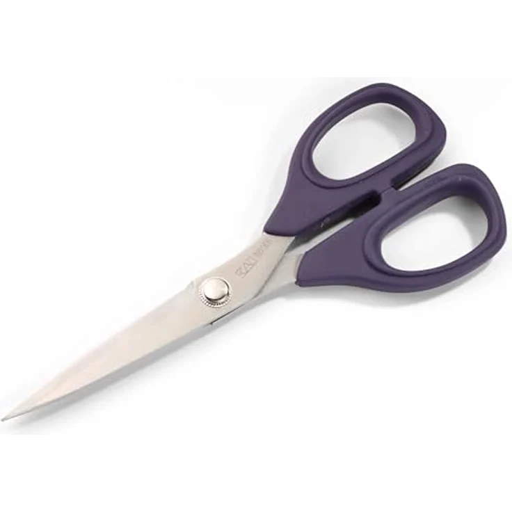 Prym Schere Professional Näh-/Haushaltsschere, Edelstahl, 6 1/2'' (16,5 cm), Blau, ergonomischer Soft-Griff, geeignet für Rechts- und Linkshänder – Bild 2