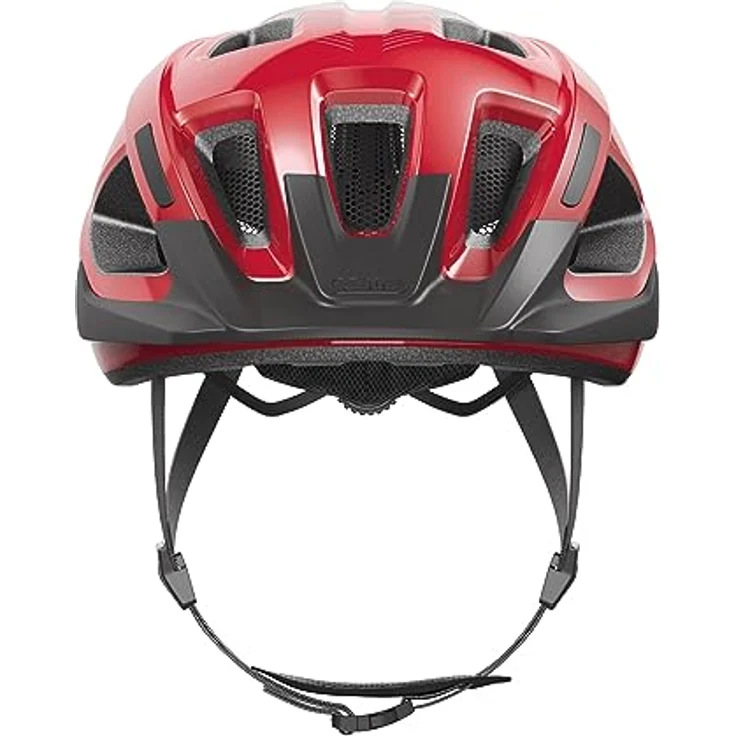 ABUS Fahrradhelm Aduro 3.0 – Sportiver City-Helm in stilvollem Design für alltägliche und sportliche Touren – für Damen und Herren – Rot, Größe L – Bild 2