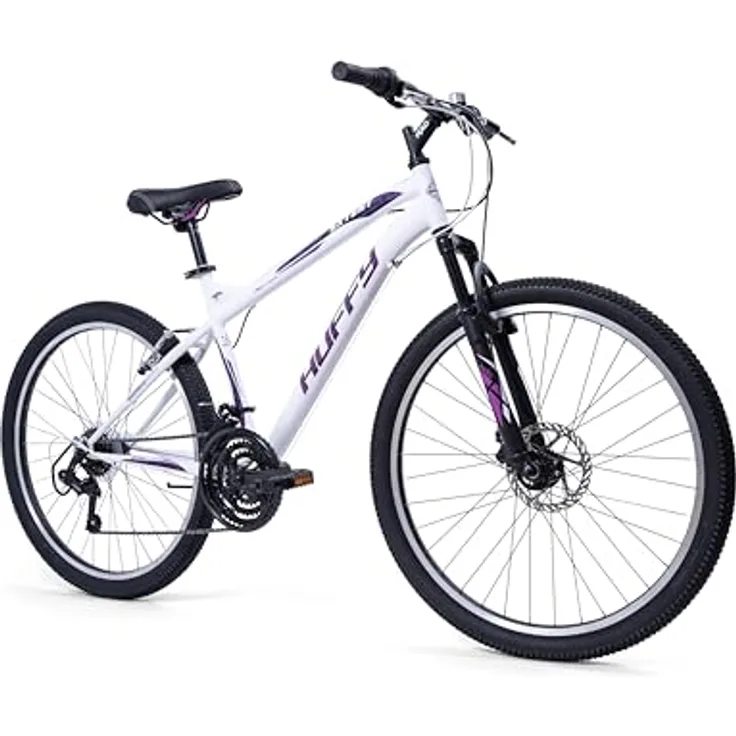 Huffy Extent Mountainbike, 66 cm Kinderfahrrad mit Federgabel und Scheibenbremse, schwarz