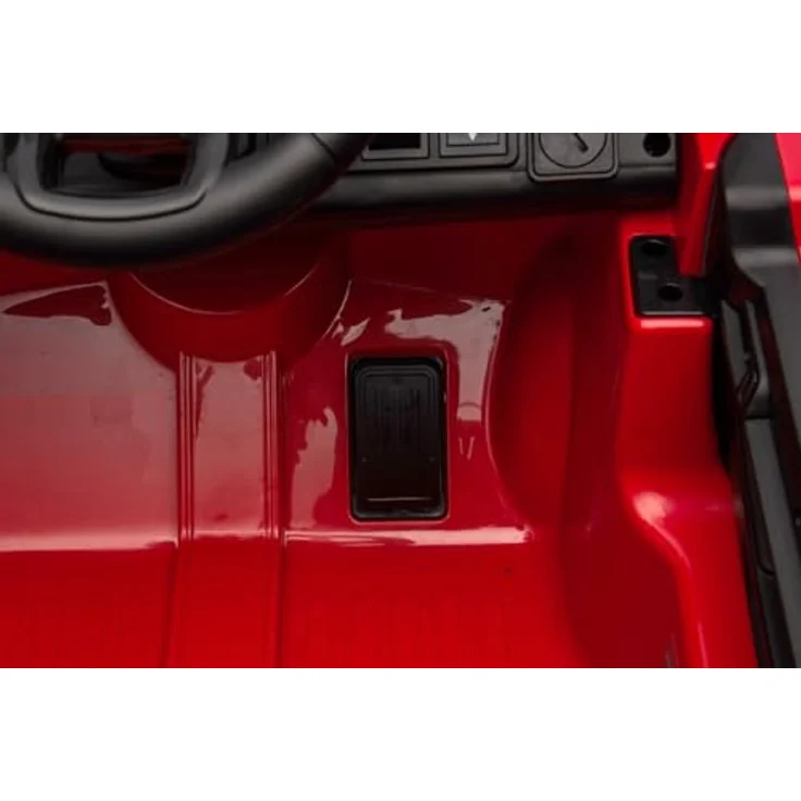 Sun Baby Ford Raptor Kinder Elektroauto, SUV mit 12V Akku, Fernbedienung, LED, MP3 Sound, für Kinder ab 3 Jahren, rot – Bild 3