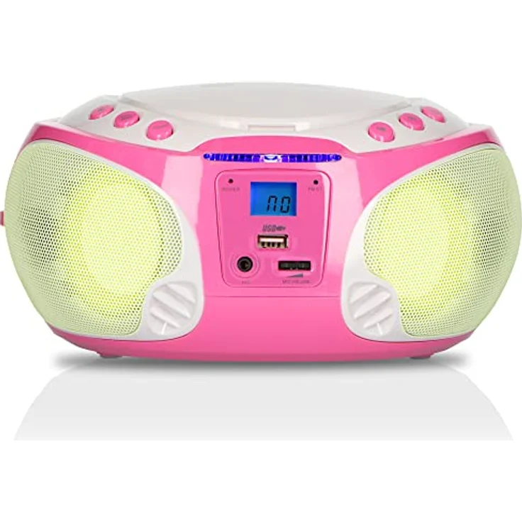 Lenco SCD-650 - Ghettoblaster - pink - Radio-Tuner - Neu – Bild 5