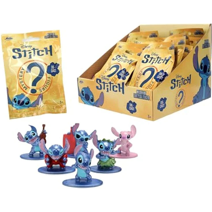 Jada Toys Disney Stitch Figur, 1x Mystery Figure im Blind Pack, Nano-Metallfigur 4 cm, Lilo & Stitch, Welle 3, für Kids ab 8 Jahren – Bild 4