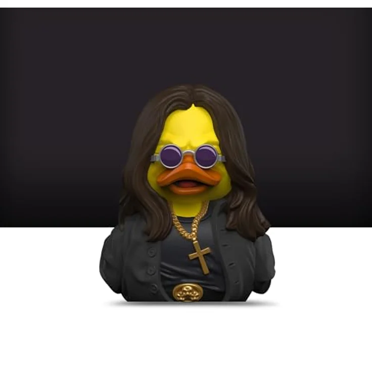 TUBBZ Mini: Ozzy Osbourne als Cosplay-Gummiente Vinyl-Figur, ca. 5 cm groß, in Mini-Badewanne mit Logo – Bild 4