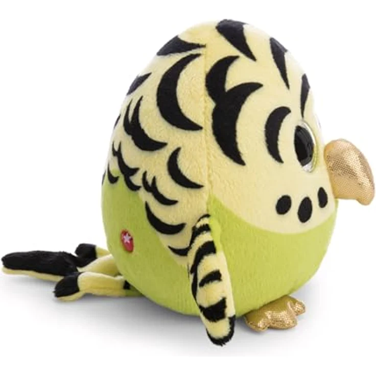 NICI Kuscheltier GLUBSCHIS Baby Wellensittich Bobbolito 13cm - grünes Plüschtier mit großen Glitzeraugen, perfekter Begleiter zum Kuscheln und Spielen, ideales Geschenk für Kinder und Erwachsene | 63052 – Bild 2