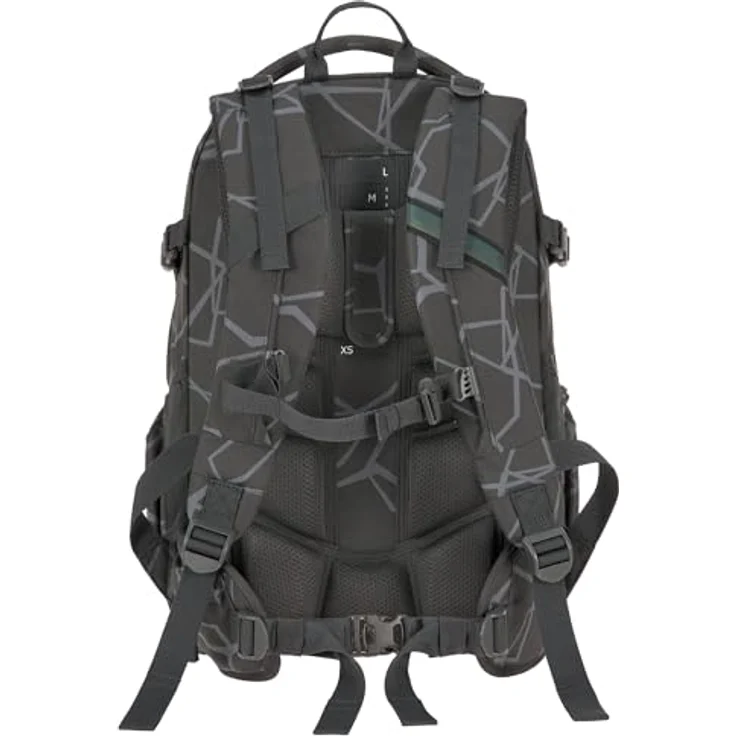 LÄSSIG BOLD Origin Schulrucksack, ergonomisch, 30 l Volumen, reflektierend, grau – Bild 3
