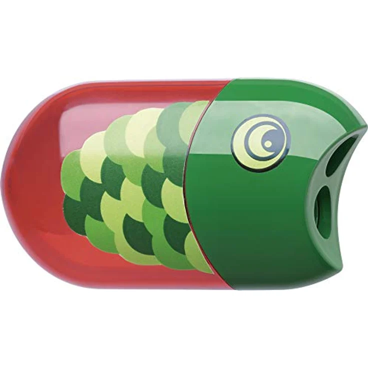 FABER-CASTELL Doppelspitzdose Fisch inkl. Radierer – Bild 2