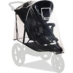 Hauck Universal Regenschutz Buggy mit 3 Rädern, Reflektierende Umrandung, Kontakt-Fenster, Gute Luftzirkulation, Einfache Befestigung, Kompatibel mit hauck Runner Serie, Transparent
