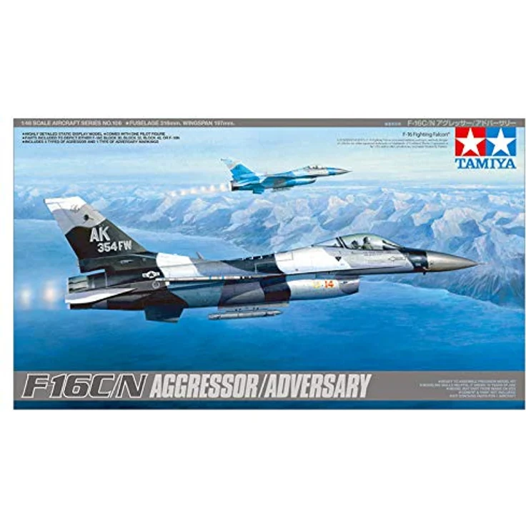TAMIYA 300061106 - 1:48 Lockheed Martin F-16C/N Aggressor – Bild 3