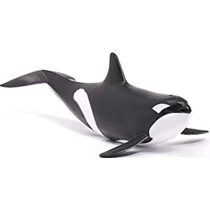 Schleich Orca 14807, Wild Life Figur, ca. 19,5 x 9,7 x 6,7 cm, schwarz-weiß – Bild 3