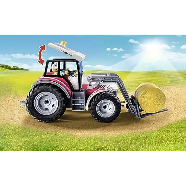 Playmobil® Großer Traktor (71305), Country Konstruktions-Spielset, (31 St), teilweise aus recyceltem Material, Made in Germany – Bild 6