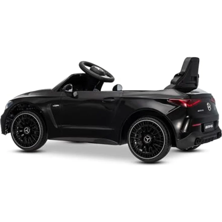 Beneo Mercedes CLE 12V, Elektrisches Kinderfahrzeug mit Hinterradantrieb, schwarz, Lithium-Akku, LED-Beleuchtung, Einsitzer, 2,4-GHz-Fernbedienung, MP3-Player mit USB/AUX/Bluetooth, ORIGINAL-Lizenz – Bild 7