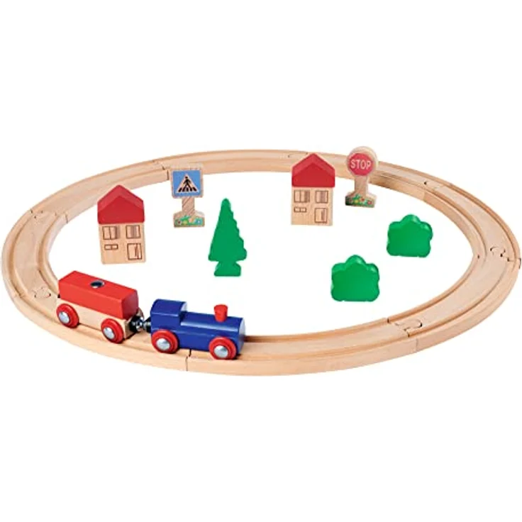 Eichhorn Bahn – Holzeisenbahn Kreis – 135cm große Strecke – Bild 2