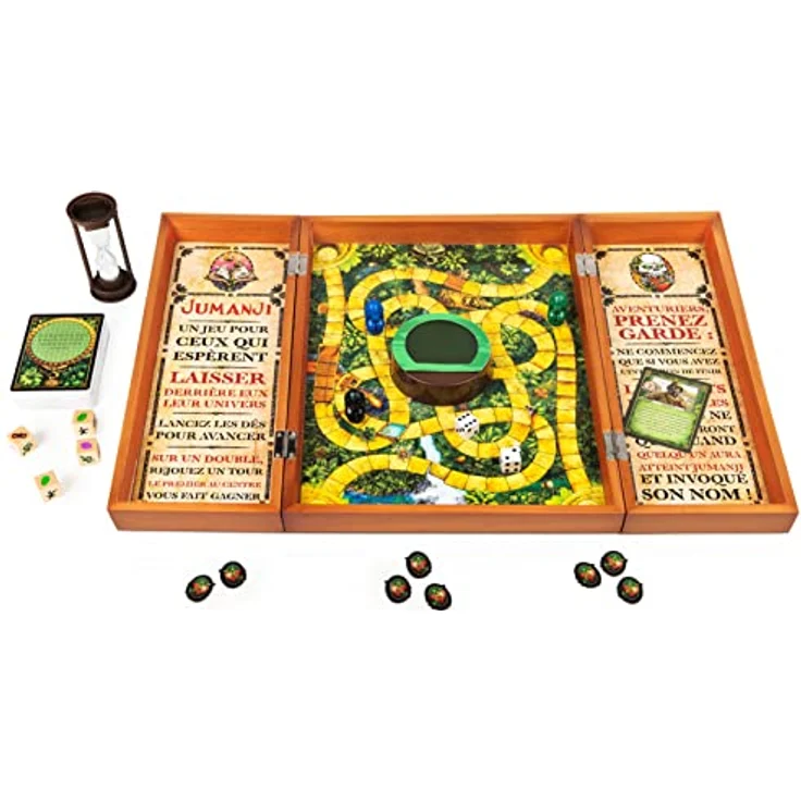 Spin Master Games Jumanji Legno Total Refresh, edle Holzversion aus der Original-Filmausgabe – Bild 2