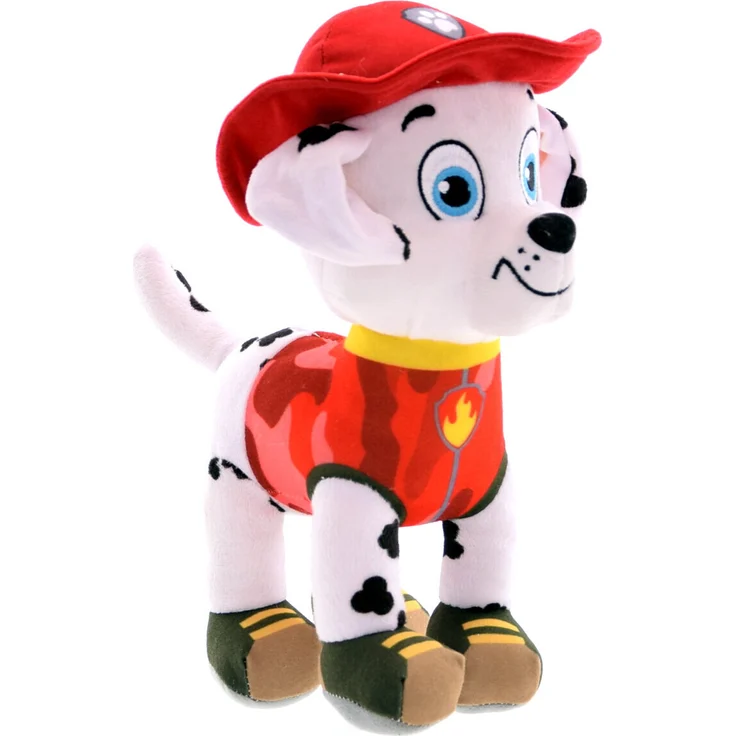 Play by Play Paw Patrol Plüschtier Jungle, 28cm Marshall aus weichem Polyester für Kinder ab 0 Jahren