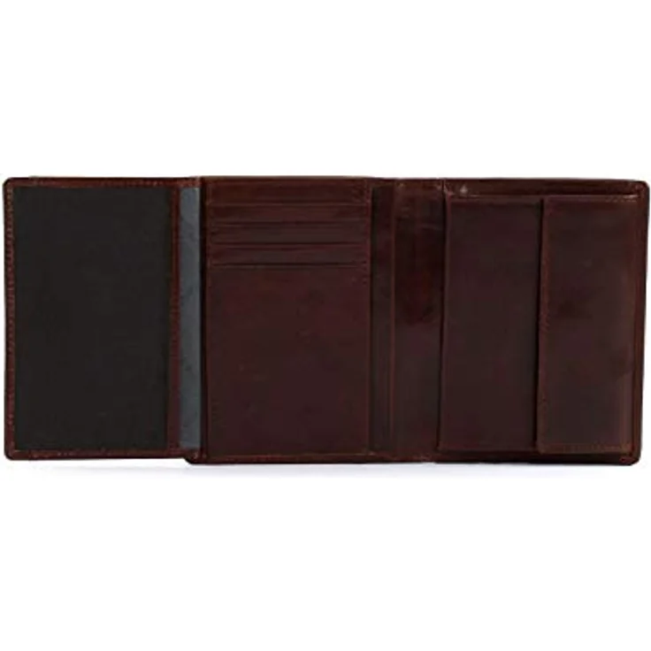 BRAUN BÜFFEL Herren RFID Geldbeutel aus echtem Leder Arezzo - Geldbörse für Männer - 8 Kartenfächer - Tabak – Bild 3