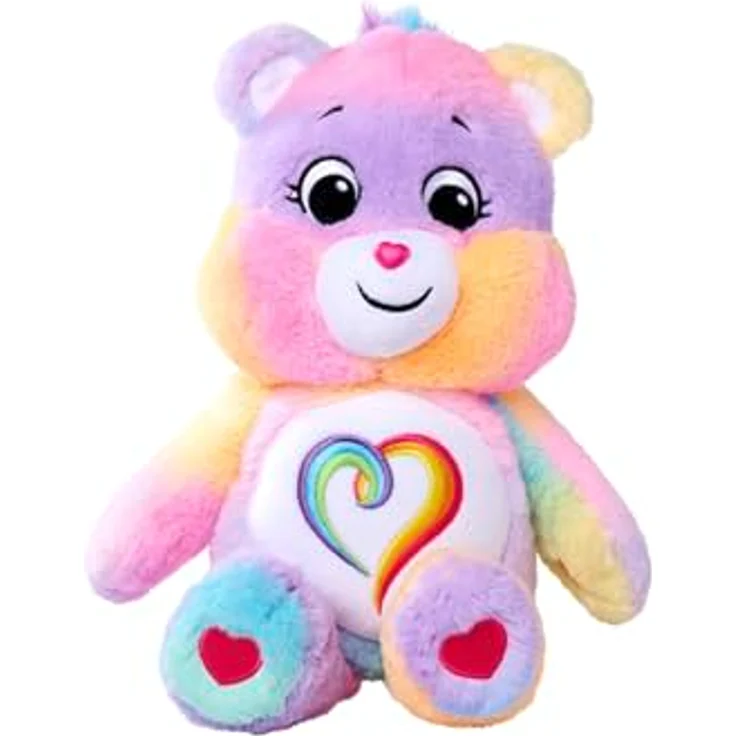 Simba Glücksbärchi und Zusammengehörigkeitsbärchi, 35cm Care Bears Plüschfigur, Teddybär - robuste Konstruktion, flexible Gestaltung – Bild 1