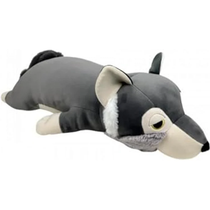 Carletto Deutschland NEMU NEMU Loulou Wolf, 53 cm, extra weicher Nicki-Plüsch, beruhigendes Kuscheltier – Bild 1