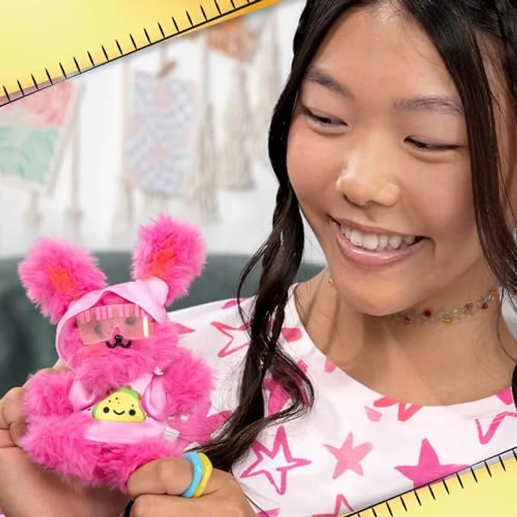 Just Play Knotz Tier-Serie 1, 10 cm Plüschtier mit Zubehör und Überraschungskapsel, 12 Figuren zum Sammeln, kreatives Kinderspielzeug ab 8 Jahren – Bild 2