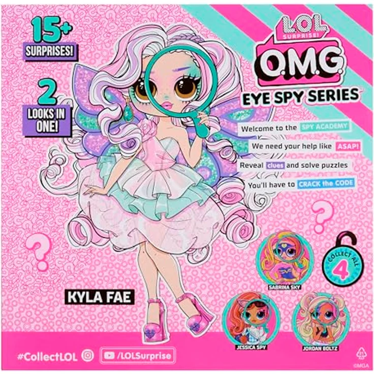 L.O.L. SURPRISE! Anziehpuppe L.O.L. Surprise OMG Eye Spy - Fairy, mit magischem Farbwechsel und interaktivem Playset – Bild 8