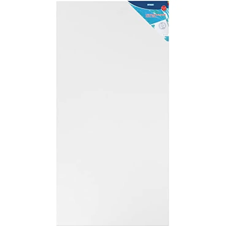 Stylex 28636-P6 - Keilrahmen 50 x 100 cm, 100% Baumwollgewebe, grundiert, geheftet, für verschiedene Maltechniken, 6 Stück – Bild 2