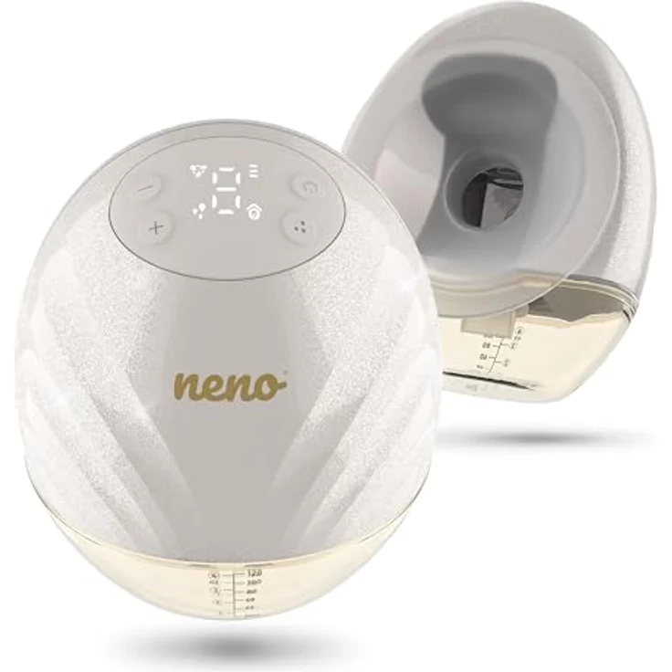 Neno Perla Twin, Kabellose Handfrei-Milchpumpe mit 3 Modi und 9 Stufen, Trichtergröße 26 mm, 19 mm, 22 mm – Bild 2