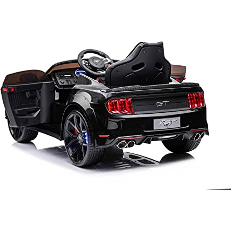 FINOOS Kinderauto Ford GT-500 24V Kinder Elektroauto mit Fernbedienung, Bluetooth, LED-Lichtern (Schwarz) – Bild 3
