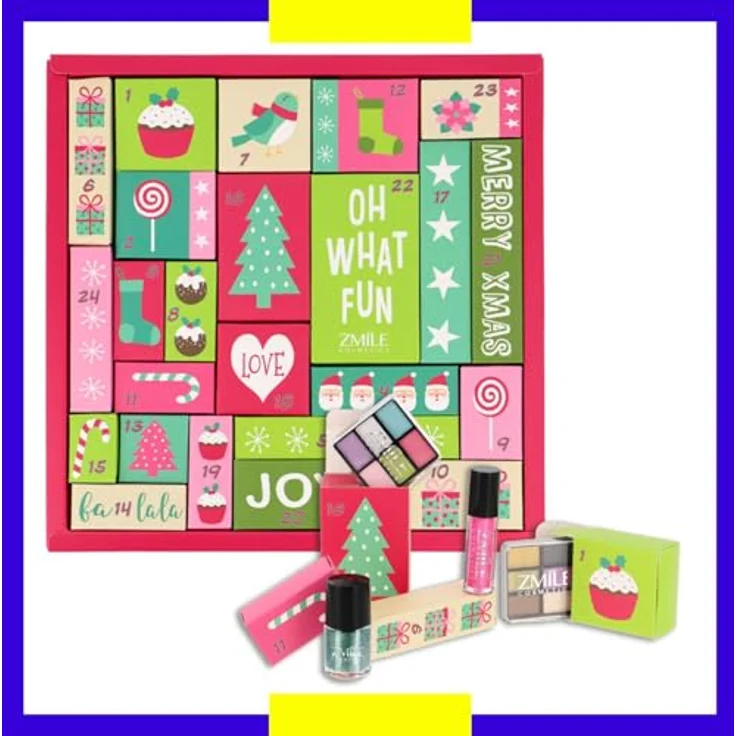 ZMILE COSMETICS Adventskalender Puzzle 'Oh What Fun', vegane Kosmetik (Packung, 24-tlg) – Bild 2
