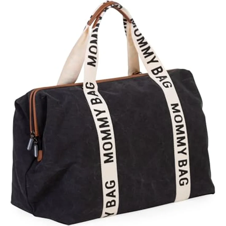 Childhome - Mommy Bag - Verzorgingstas - Signature - Canvas - Black – Bild 3