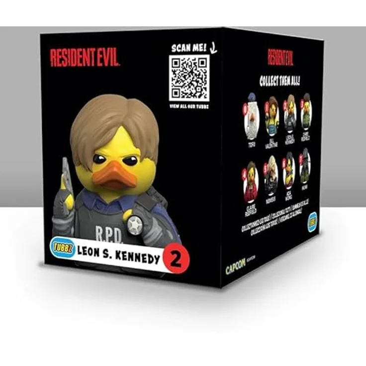TUBBZ Box-Ausgabe Leon S. Kennedy Sammler-Vinyl-Gummiente Figur - Resident Evil Merchandise - 9 cm groß – Bild 5