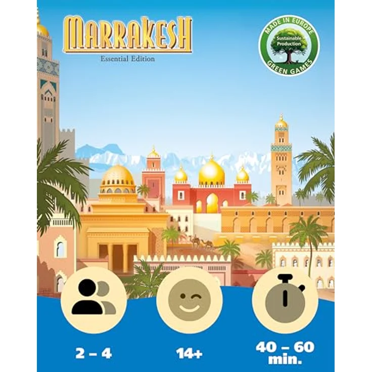 Queen Games Marrakesh - Essential Edition, Brettspiel über die Kultur und den Handel in Marrakesh – Bild 2