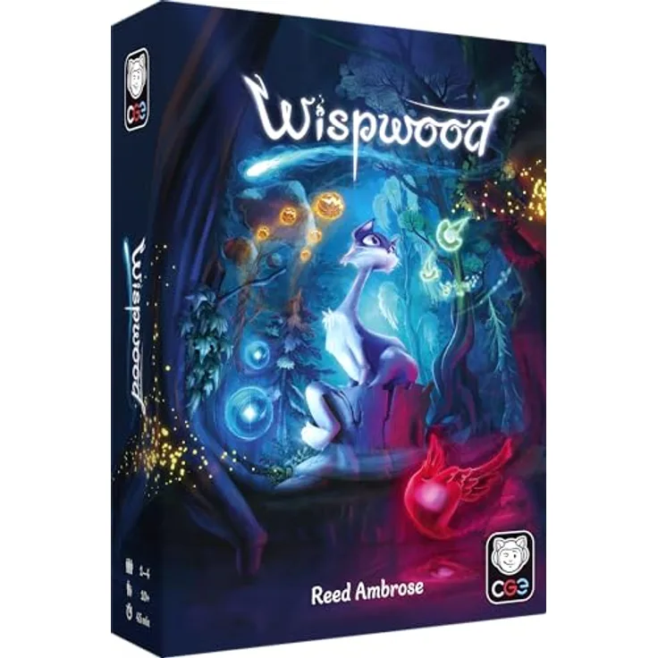 Czech Games Edition Wispwood, Brettspiel mit einzigartigen Wisp-Kacheln und Polyomino-Formen