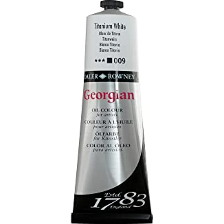 Daler Rowney GOC 225 ml, Malfarbe in Titan-Weiß, optimale Konsistenz für kreative Vielfalt – Bild 1