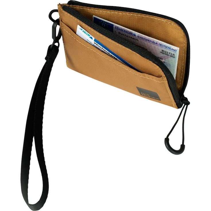 Jack Wolfskin Geldbörse WANDERMOOD WALLET, Kinderportemonnaie mit CROSS RIP-Gewebe, kompakt und sicher