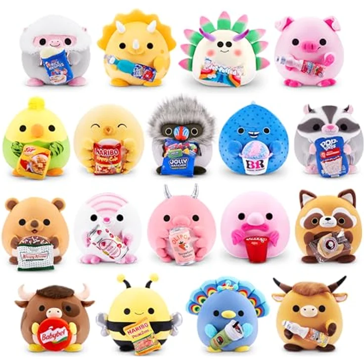 Snackles SNACKLES-CORE Licensed-Series 3-Plush 14" Bee mit Haribo (Peaches), Kuscheltier für Kinder – Bild 5