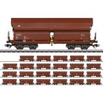 Märklin 000730 H0 24er-Set Schwenkdachwagen Tals 968 der DB (H0 (1:87))