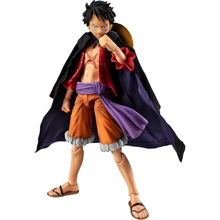 MegaHouse One Piece Variable Action Heroes Actionfigur Monkey D. Luffy Ver. 1.5, 17 cm, beweglich mit Standfuß, offizielles Lizenzprodukt